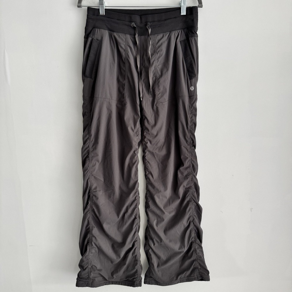 Lemon Gray Drawstring Track Pants
